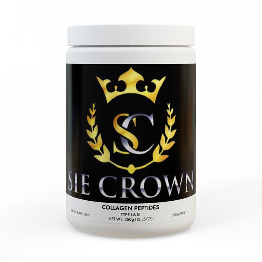 Sie Crown Collagen Peptides Type I & III Supplement (350g, 12.3oz)