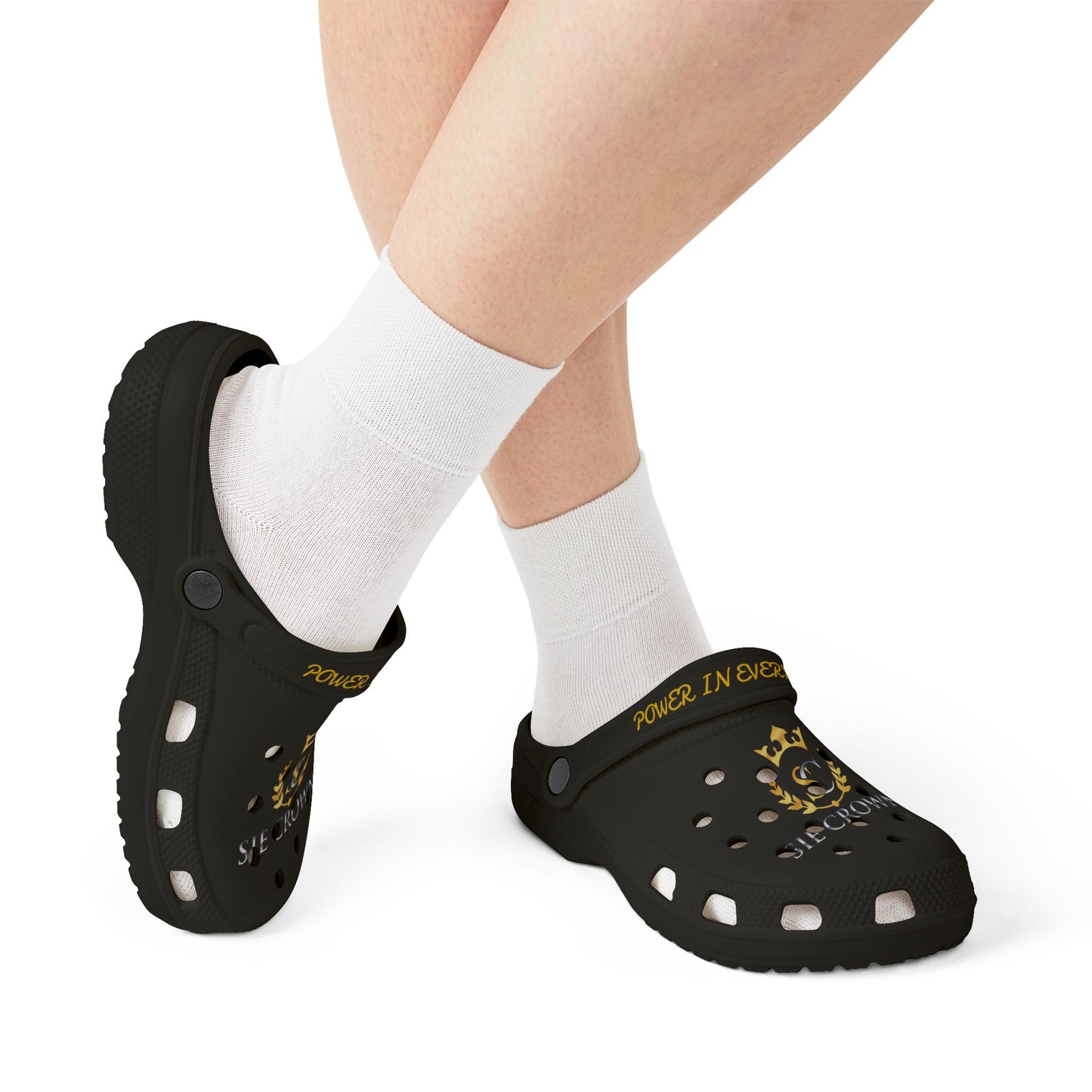 Sie Crown Power in Every Step Clogs
