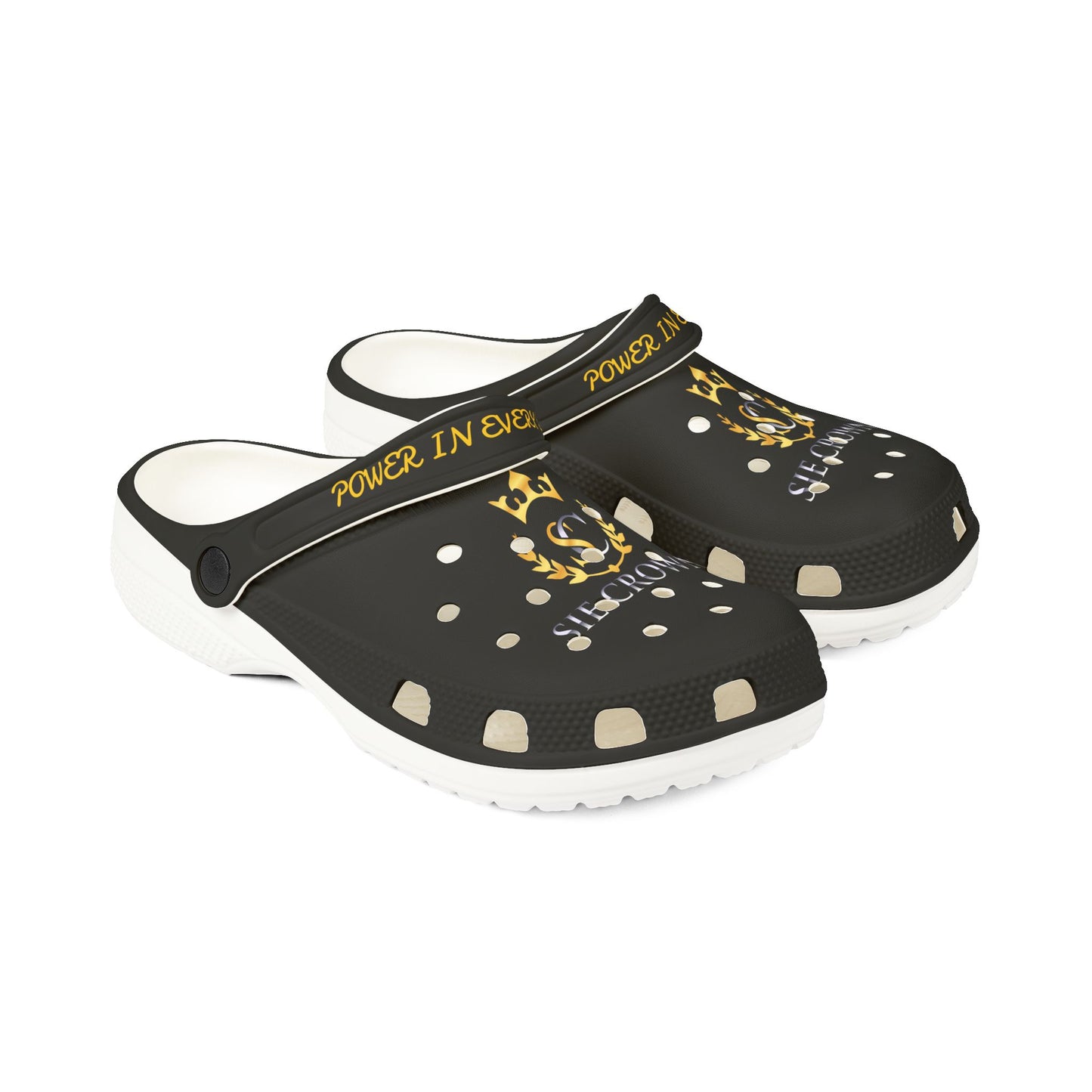 Sie Crown Power in Every Step Clogs